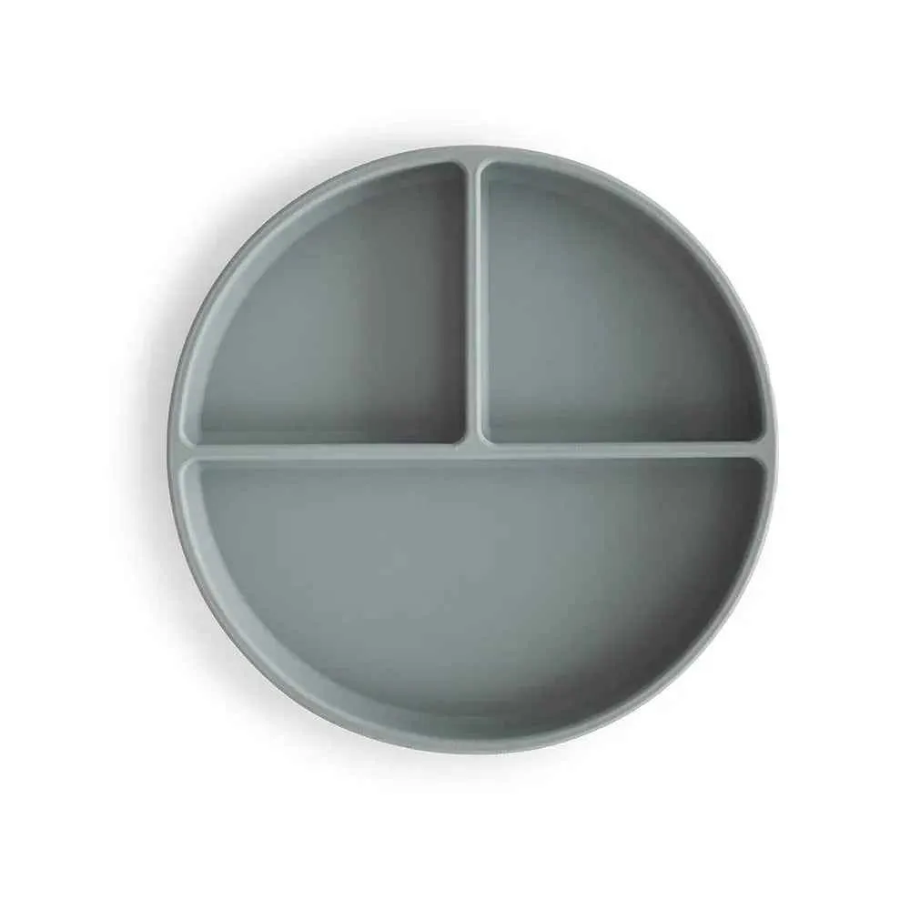 Mushie® Silikonski dijeljeni tanjurić Stone