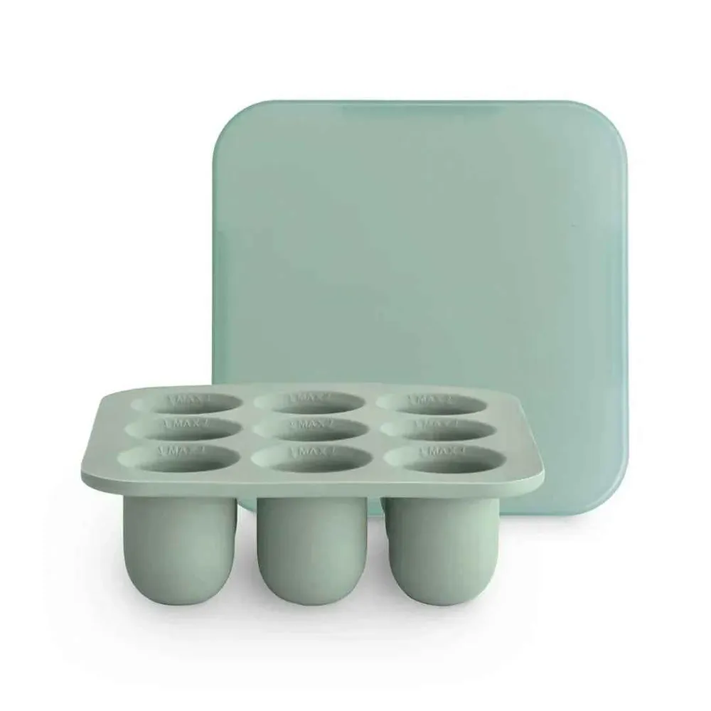 Mushie® Silikonski kalupi za zamrzavanje Cambridge Blue