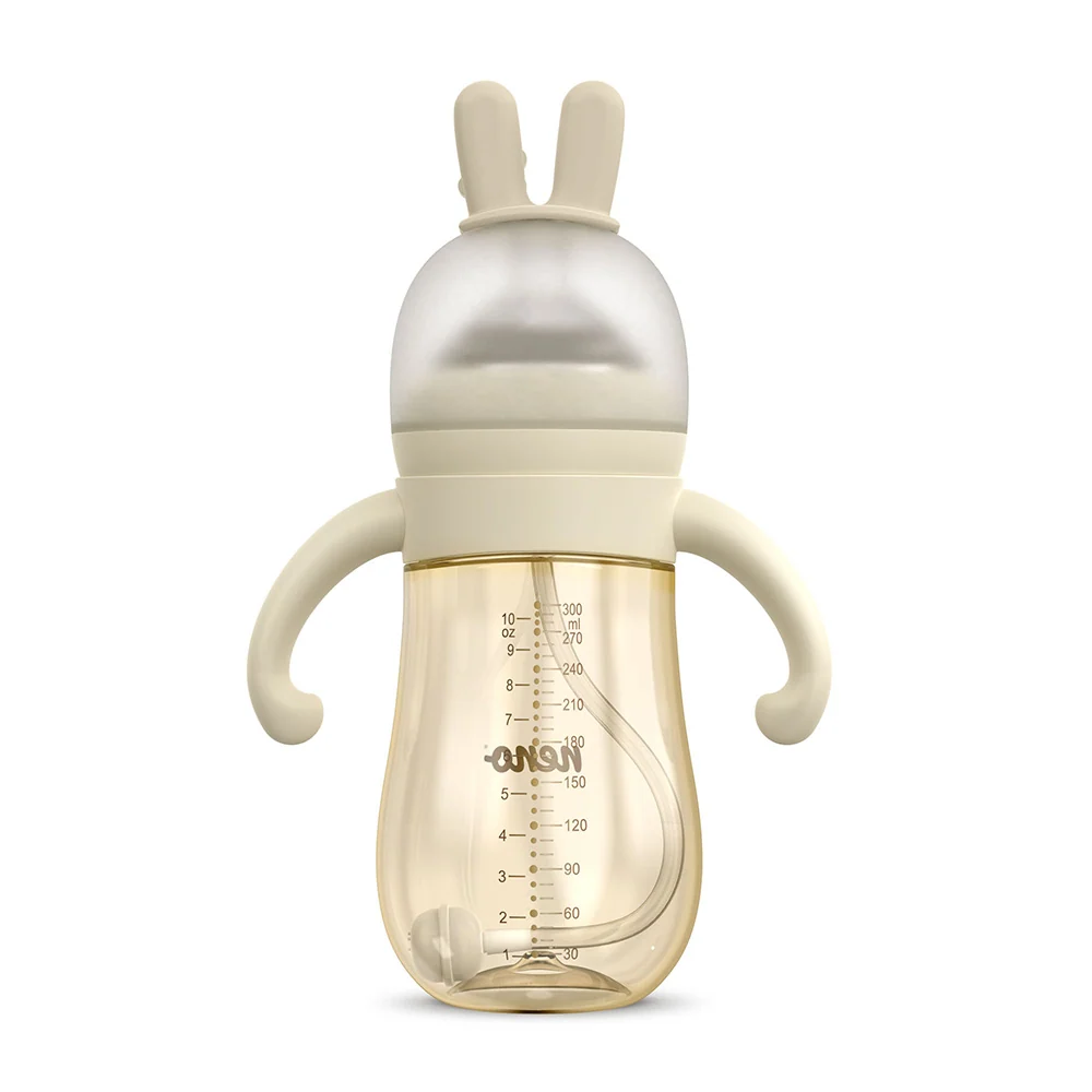 NENO MIO Rabbit 3u1 bočica za hranjenje 300 ml, Cream