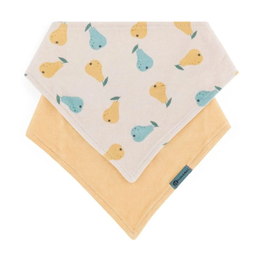 Petite&Mars Luke marama podbradak 3m+ 2 kom, Beige Pears/Intense Ochre