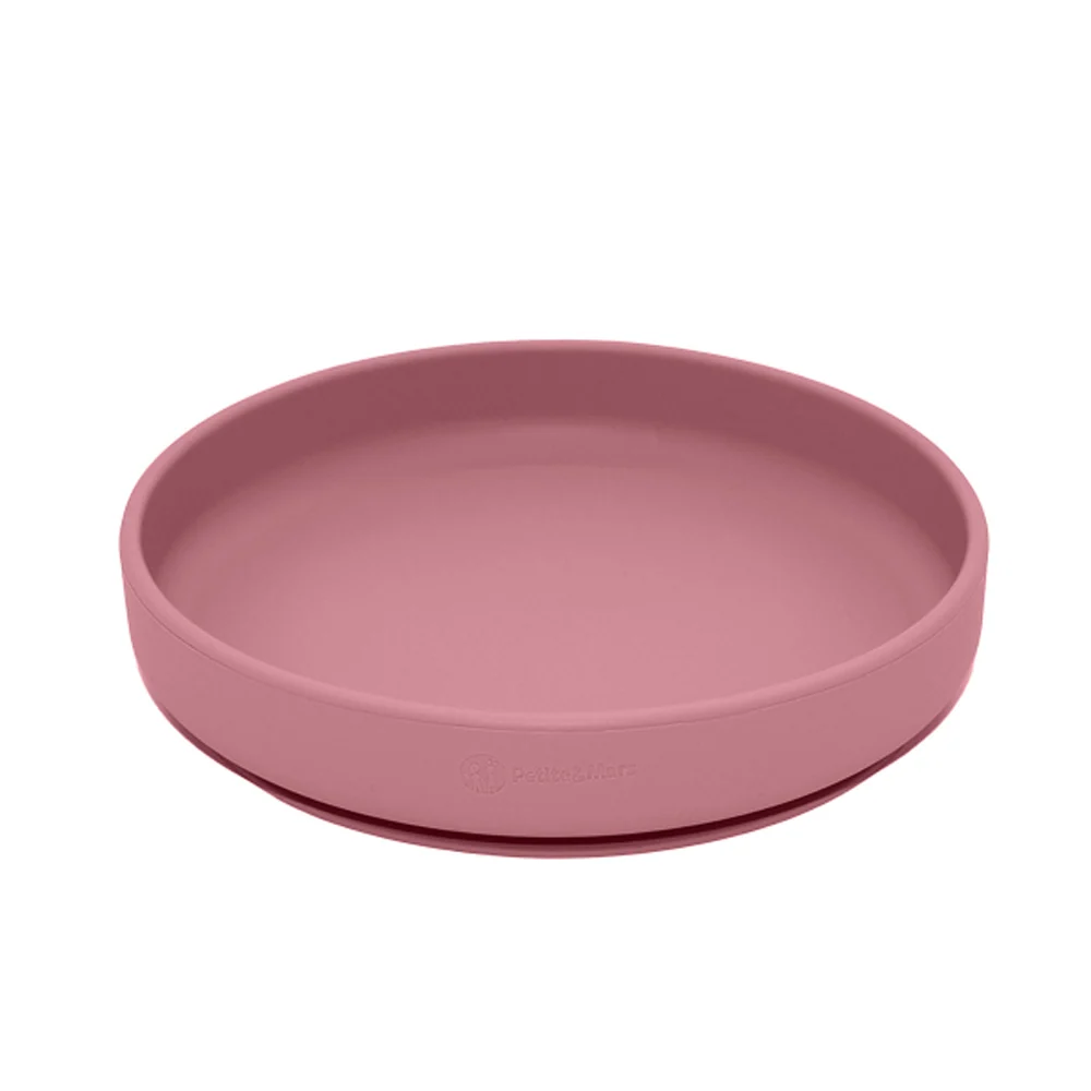 PETITE&MARS Silikonski tanjur s vakuumom 6 m+ Take&Match, Dusty Rose