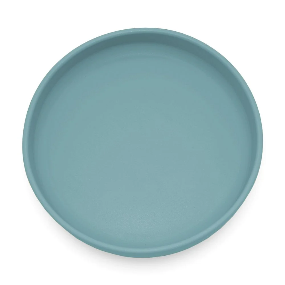PETITE&MARS Silikonski tanjur s vakuumom 6 m+ Take&Match, Frosted Sky
