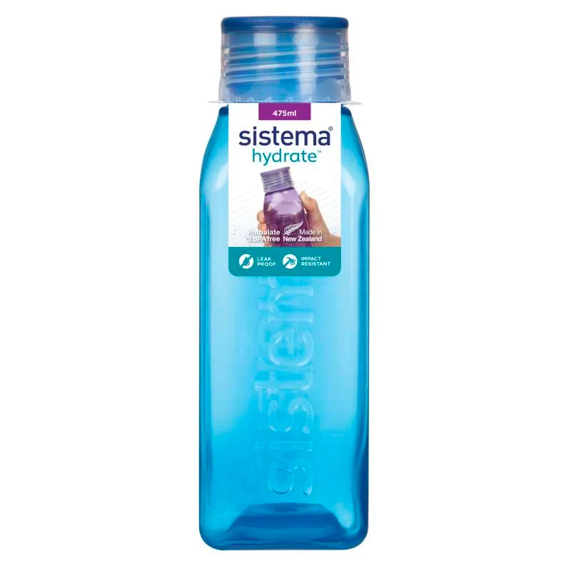 Sistema Boca za piće - Kvadratna - 475ml - Ocean Blue