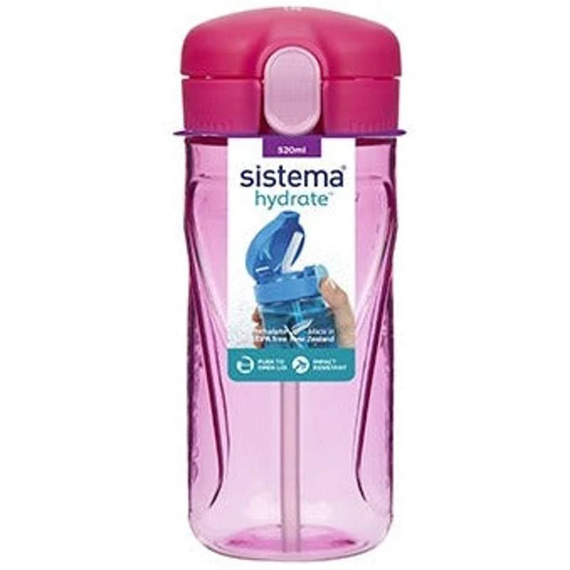 Sistema Boca za piće - Tritan Quick Flip - 520ml - Roza