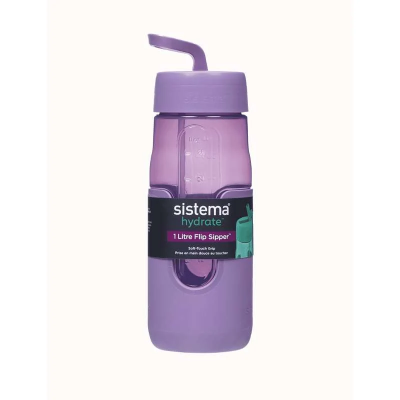 Sistema Flip Sipper Bottle Boca za piće - 1L - Maglovito ljubičasta