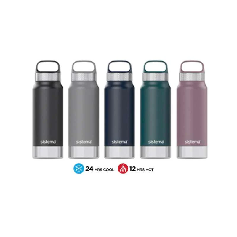 Sistema Termosice - Nehrđajući čelik - 650ml - Crna
