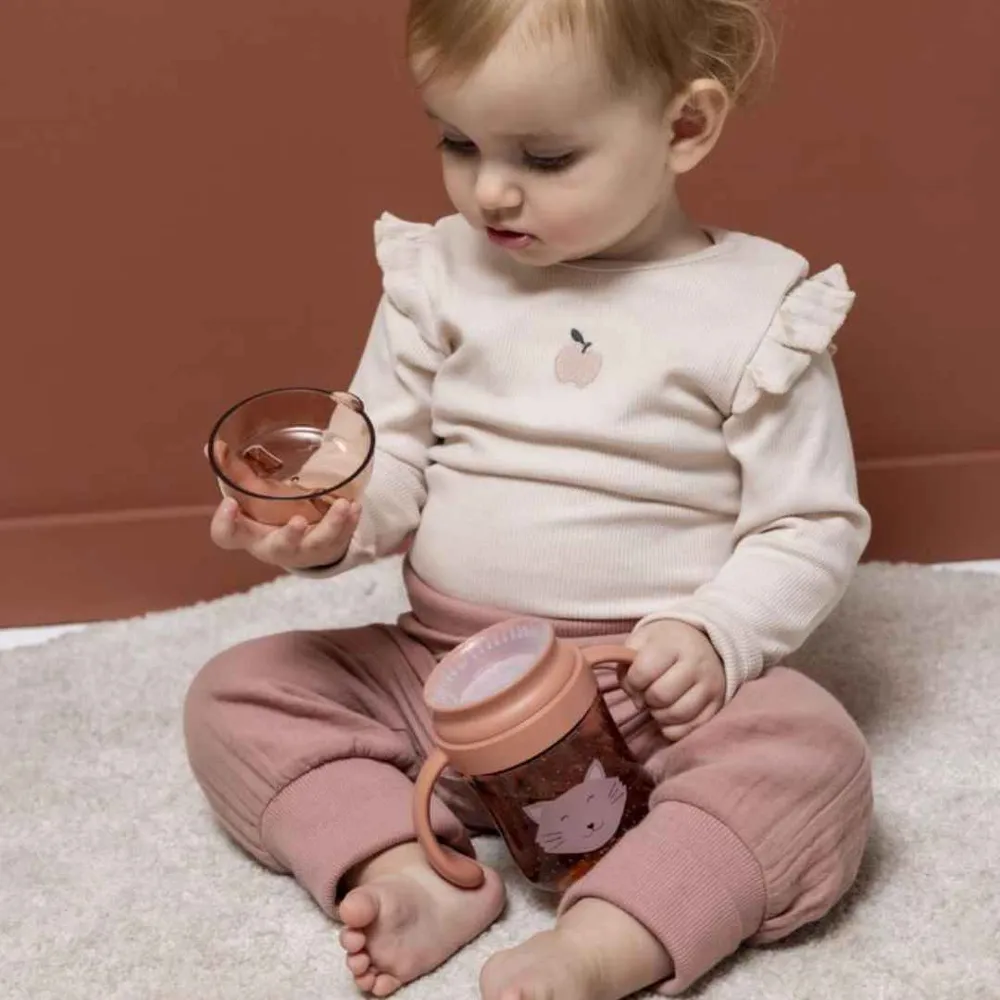 Trixie Baby® Šalica za učenje pijenja 360° Mrs. Cat 240ml
