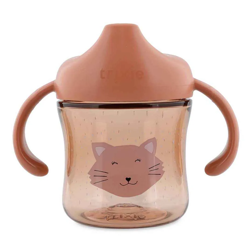 Trixie Baby® Šalica za učenje pijenja od tritana Mrs. Cat 200ml