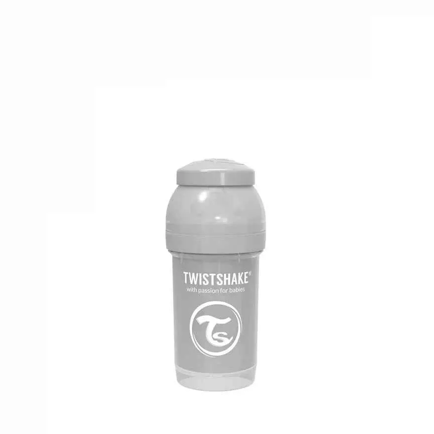 Twistshake® Anti-Colic bočica 180ml (0+M) Pastel Grey