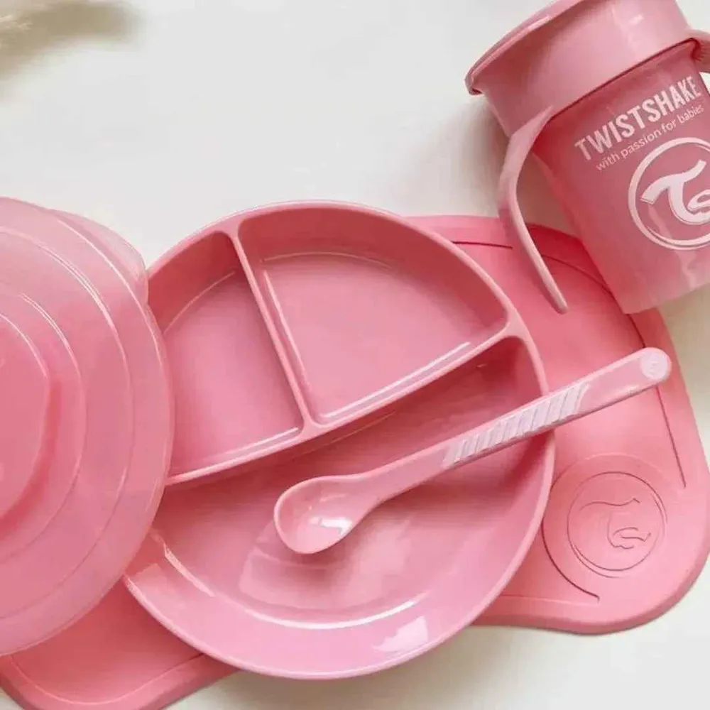 Twistshake® Žličica 3 kom (6+) Pastel Pink