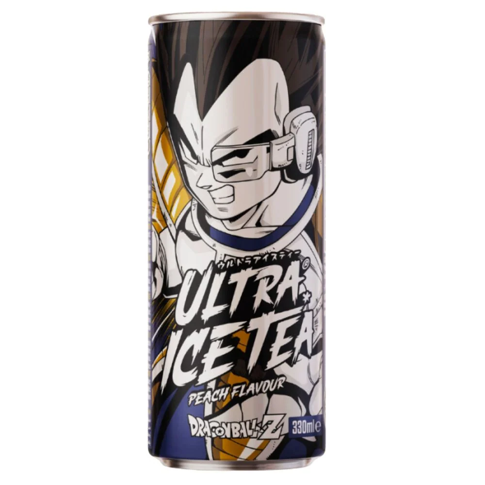 Dragon Ball Z Ultra Ice Tea Vegeta, ledeni čaj s okusom breskve od 330ml