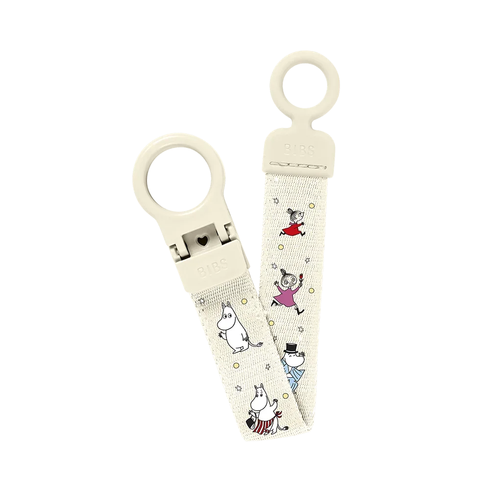 BIBS x Moomin Držč za dudu Loop - Ivory