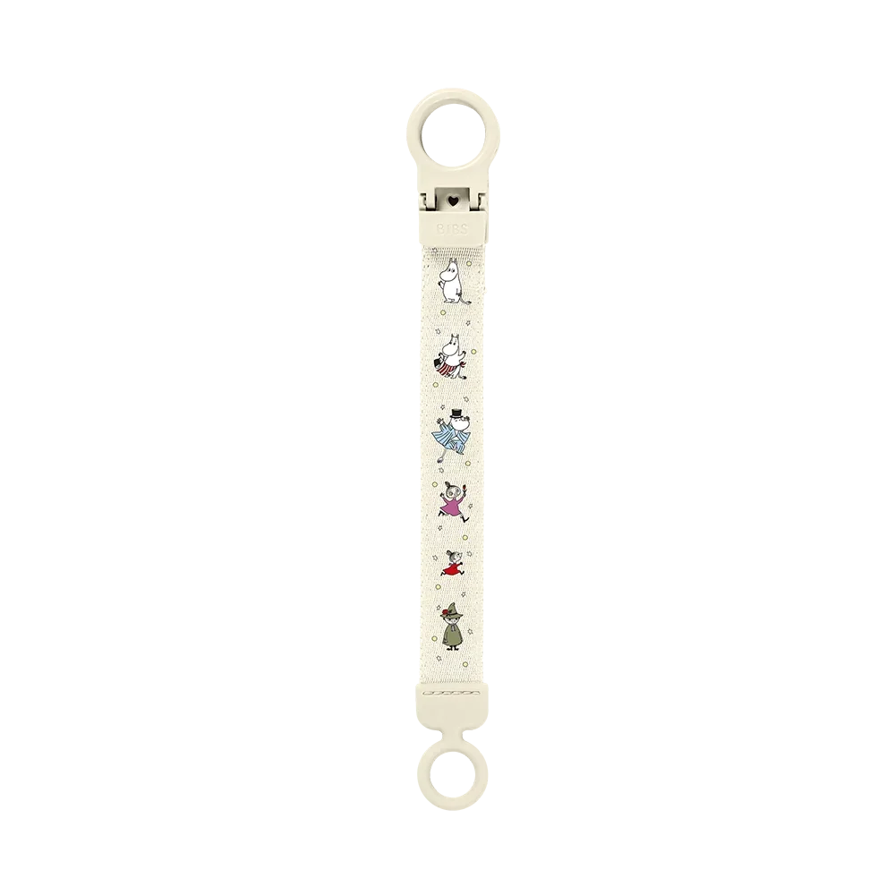 BIBS x Moomin Držč za dudu Loop - Ivory