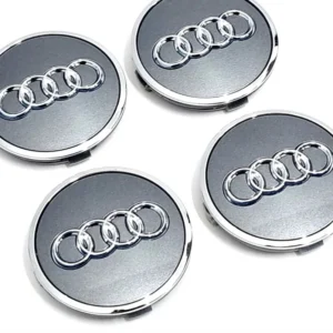 Audi čepovi za felge - SIVI 61mm (SET)