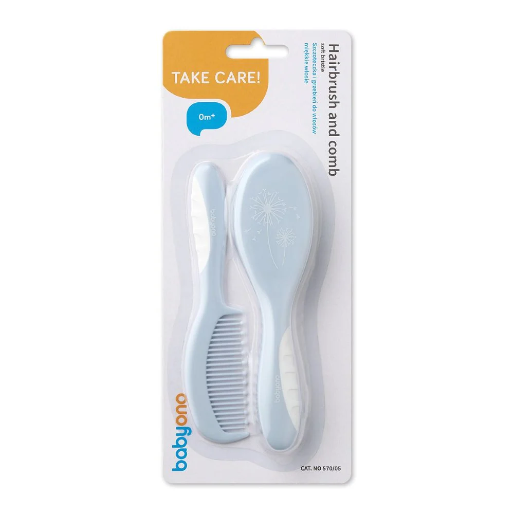 BabyOno Četka i češalj za kosu-soft, plava