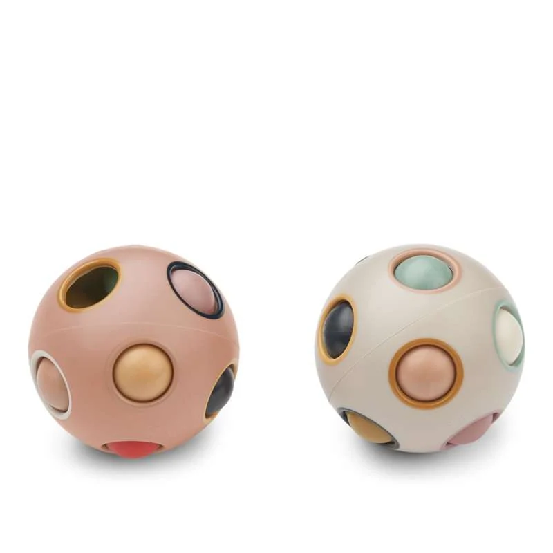Liewood Solene Fidget Puslespilsbold - 2-pak - Pale Tuscany Multi Mix