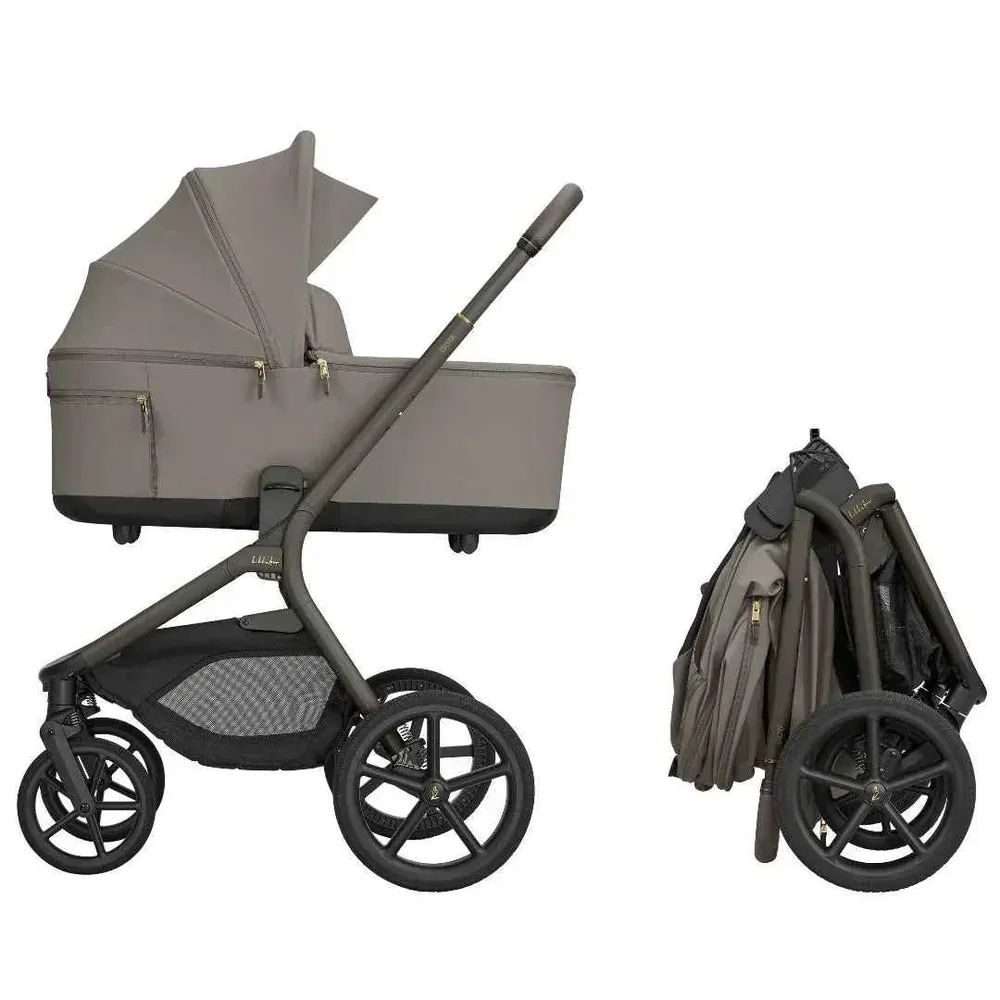 KikkaBoo® Platinum dječja kolica 2u1 Goya Mocca