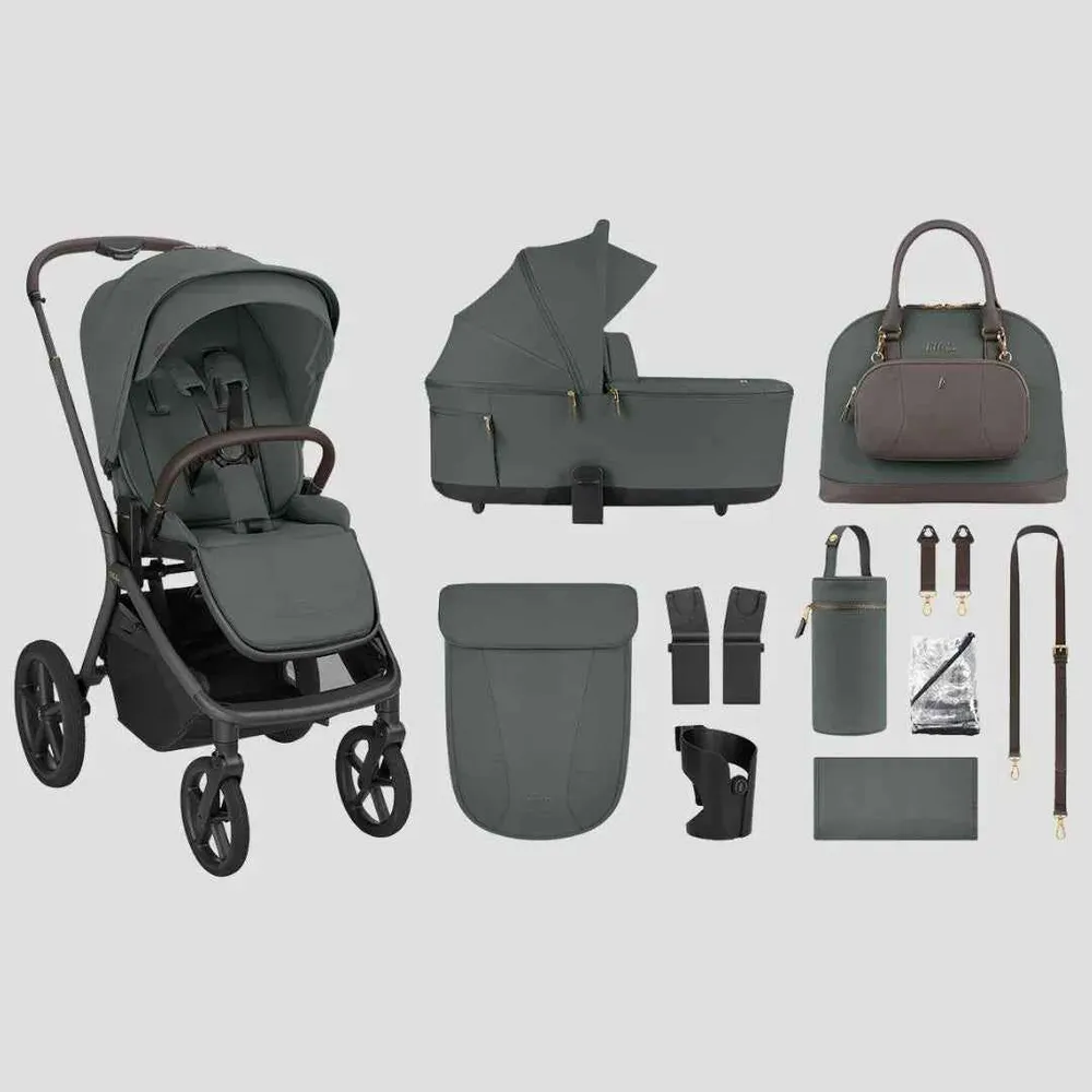 KikkaBoo® Platinum dječja kolica 2u1 Goya Olive