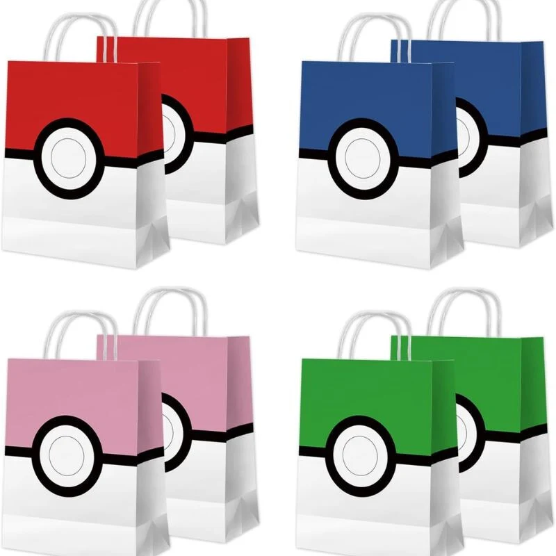 Azyre Set od 16 poklon vrećica s temom Pokemon loptice za rođendan za djecu