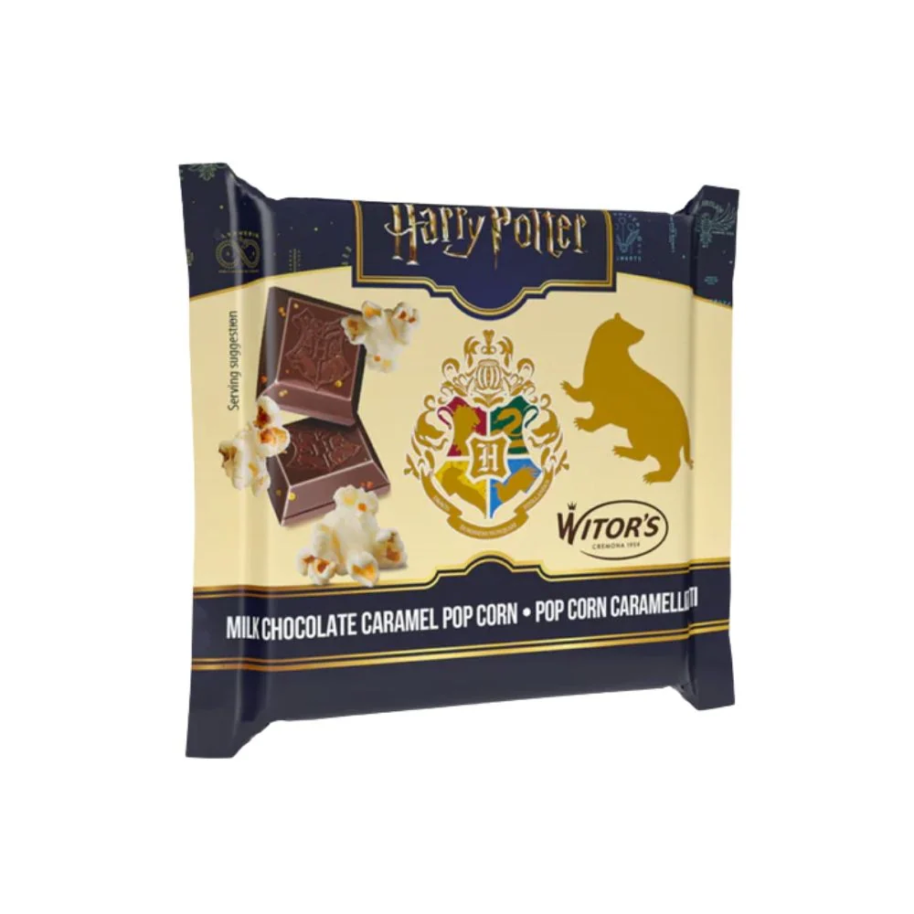 Harry Potter Milk Choco Bar Caramel Popcorn, čokoladna pločica s karameliziranim kokicama od 40g