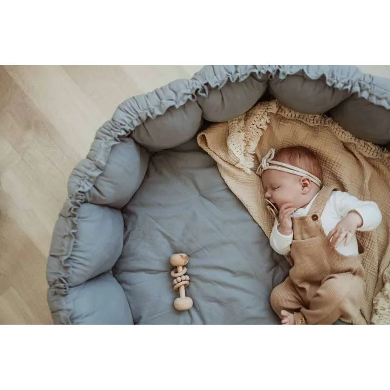 Play & Go Bloom - Babynest/Igrać podloga - Prašnjavo plava
