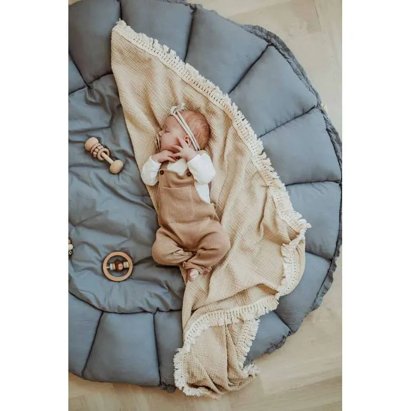 Play & Go Bloom - Babynest/Igrać podloga - Prašnjavo plava
