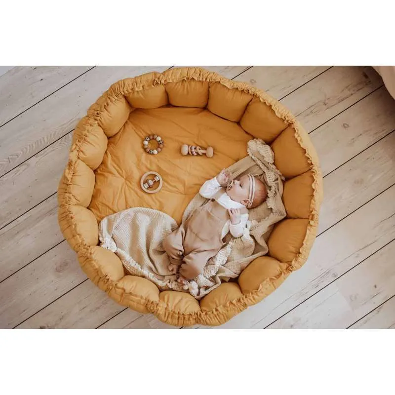 Play & Go Bloom - Babynest/Igrać podloga - Senf