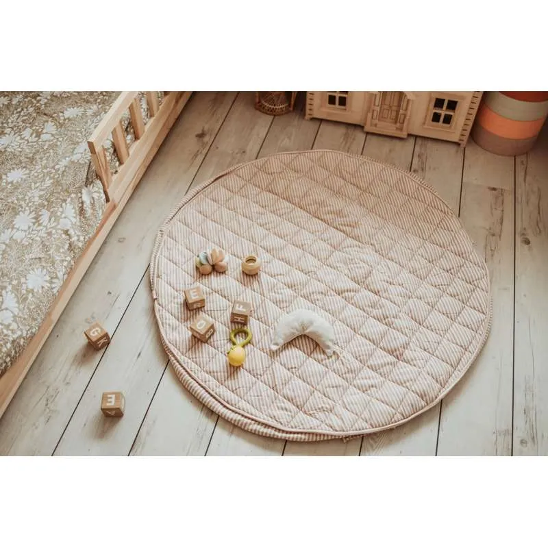 Play & Go Mekani organski - 2-u-1 spremnik/igračka - pruge smeđ