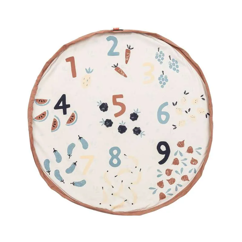 Play & Go Pohrambeni tepih - Veggie Numbers