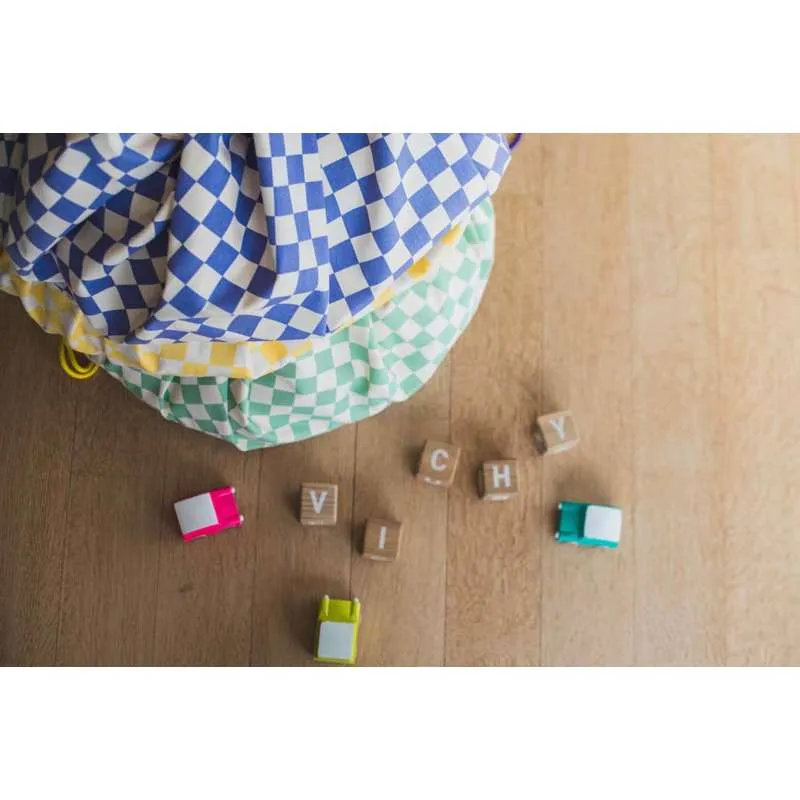 Play & Go Pohrambeni tepih - Vichy žuti
