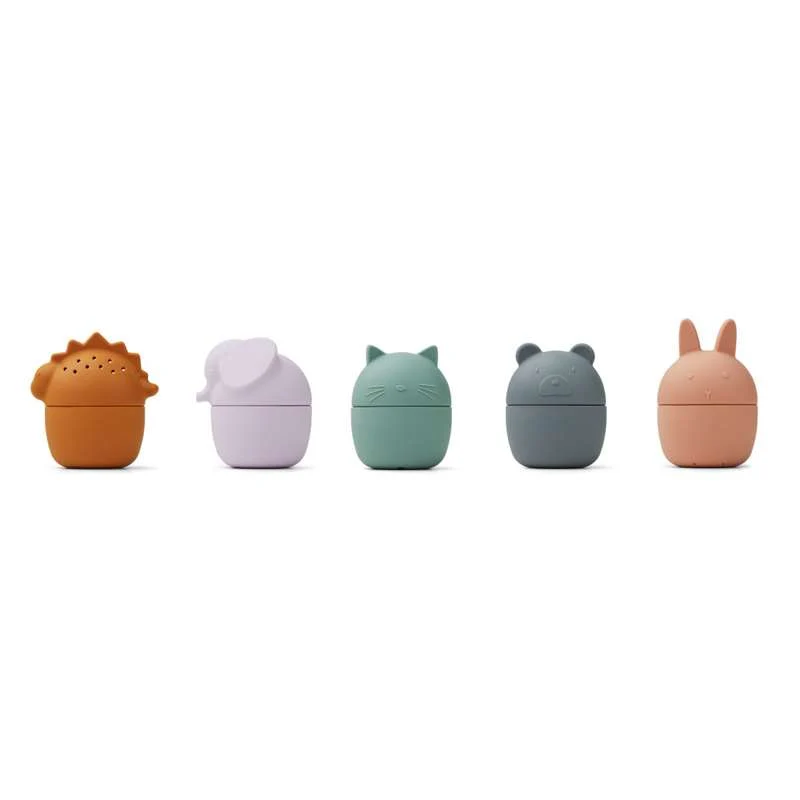 Liewood Gaby igračke za kupanje - 5-pack - Multi Mix