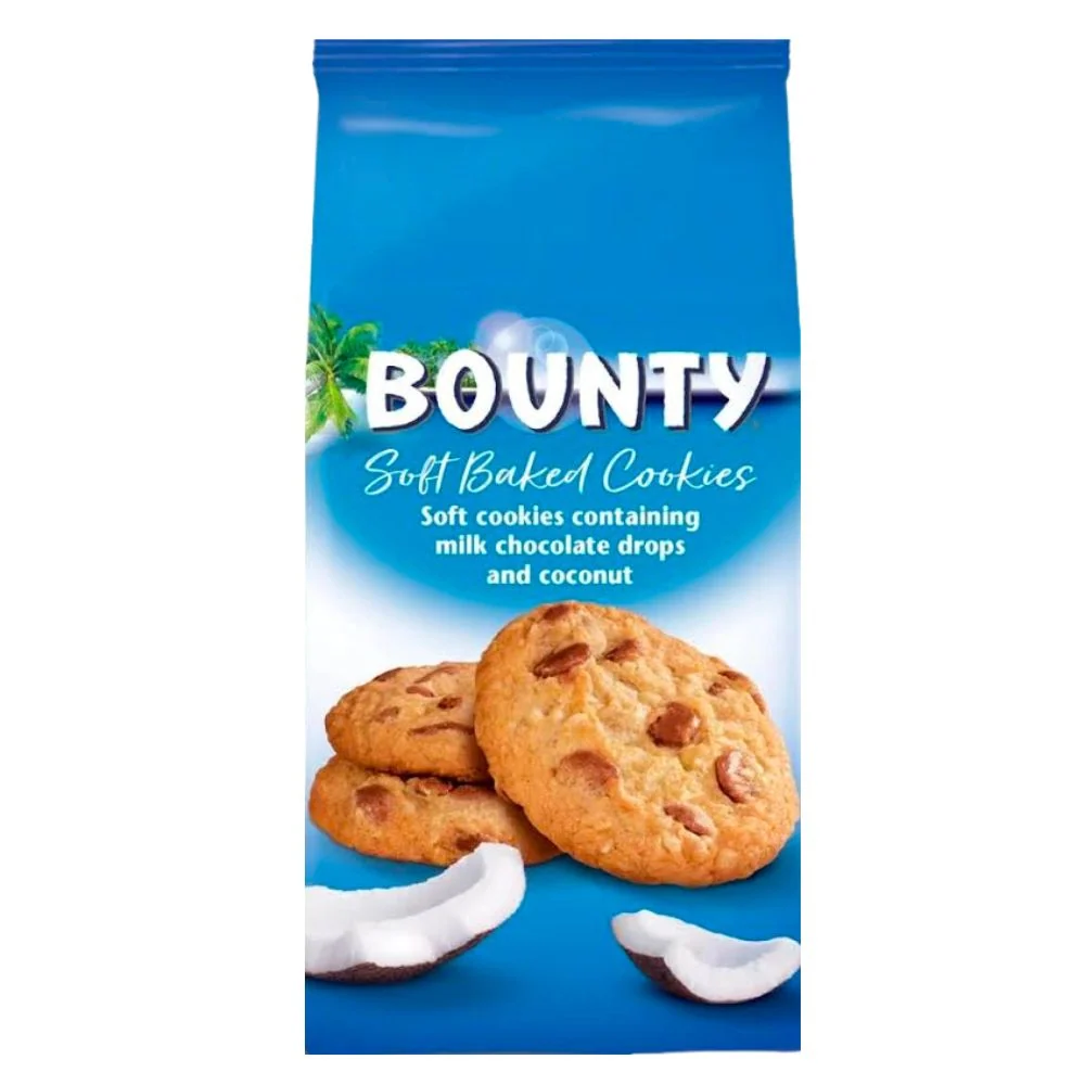 Bounty Soft Baked Cookies, keksi s kokosom od 180g