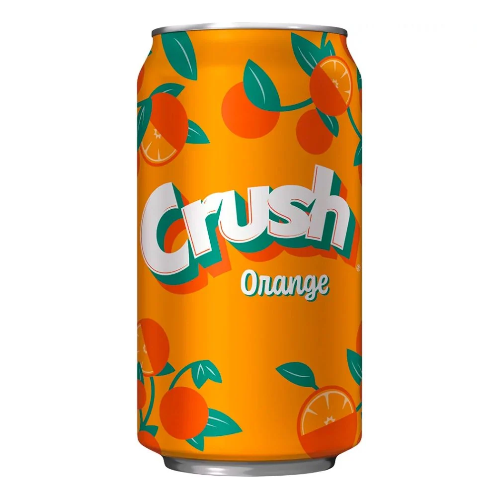 Crush Orange, gazirano piće s okusom naranče od 355ml