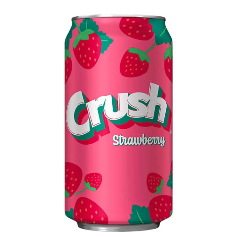 Crush Strawberry, slatko i pjenušavo piće od jagode od 355ml