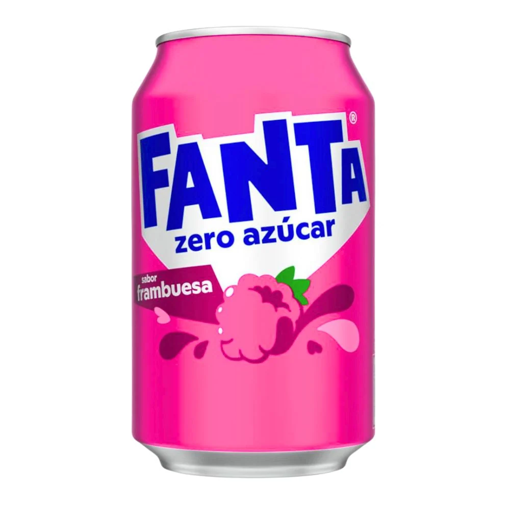 Fanta Frambuesa Zero Sugar, piće s okusom maline od 330ml