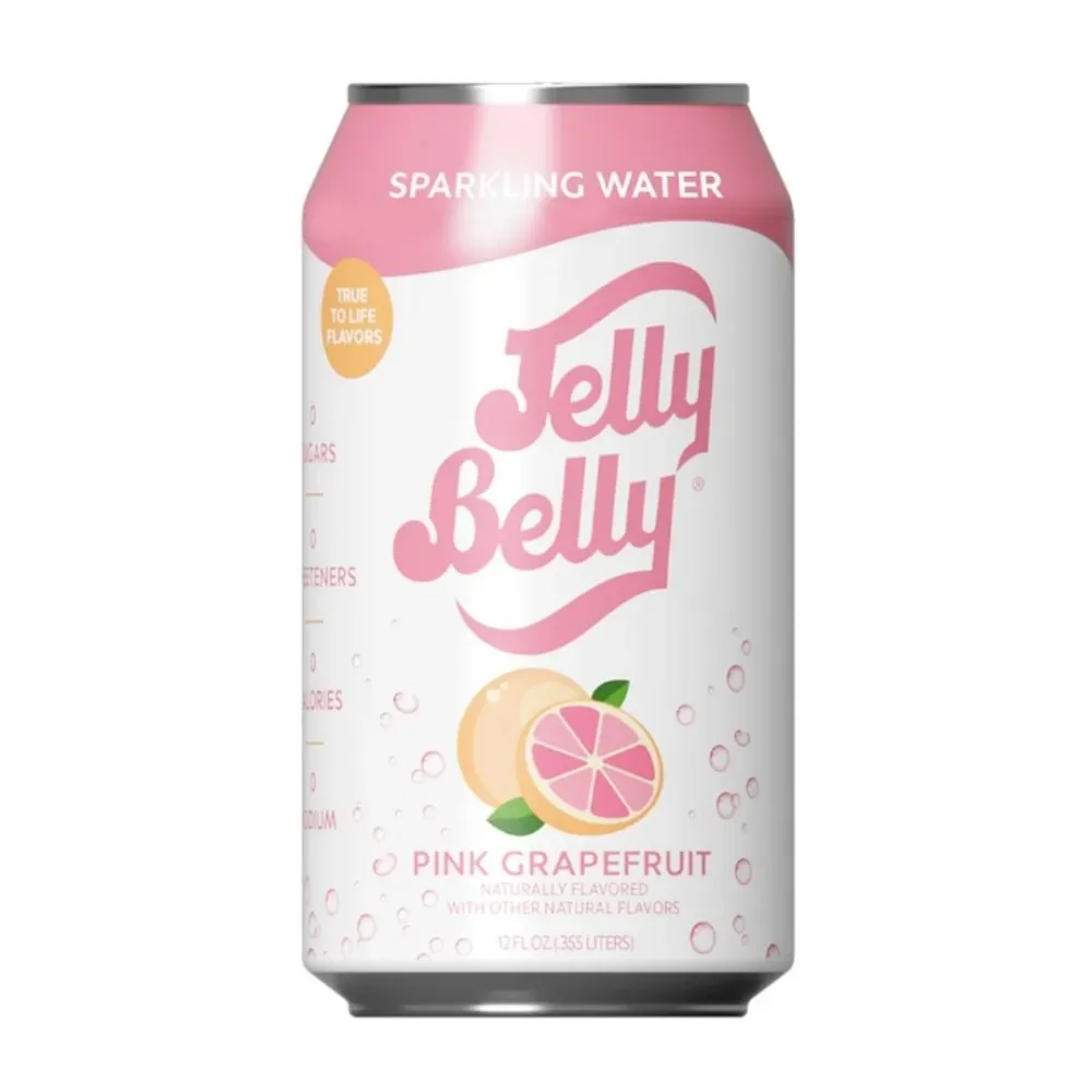Jelly Belly Pink Grapefruit Sparkling Water, piće s ružičastim grejpom od 355ml