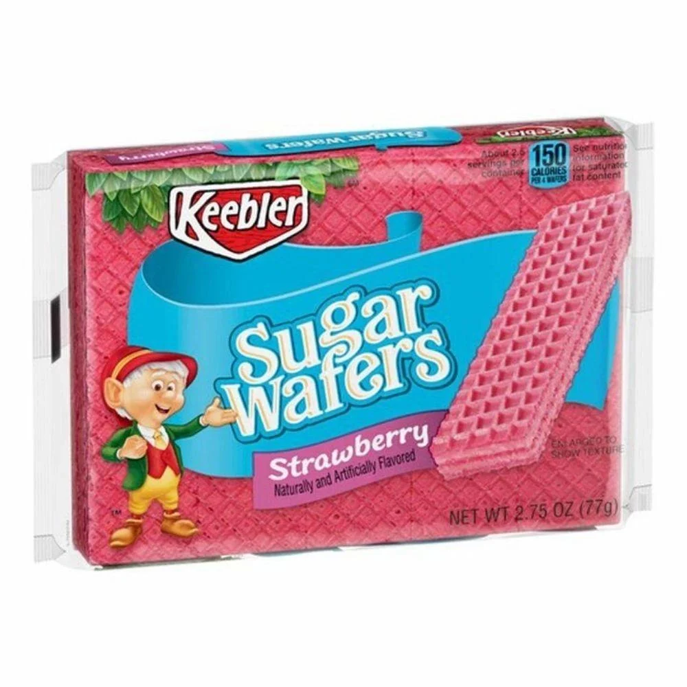 Keebler Sugar Wafers Strawberry, wafer s kremom od jagode 77g