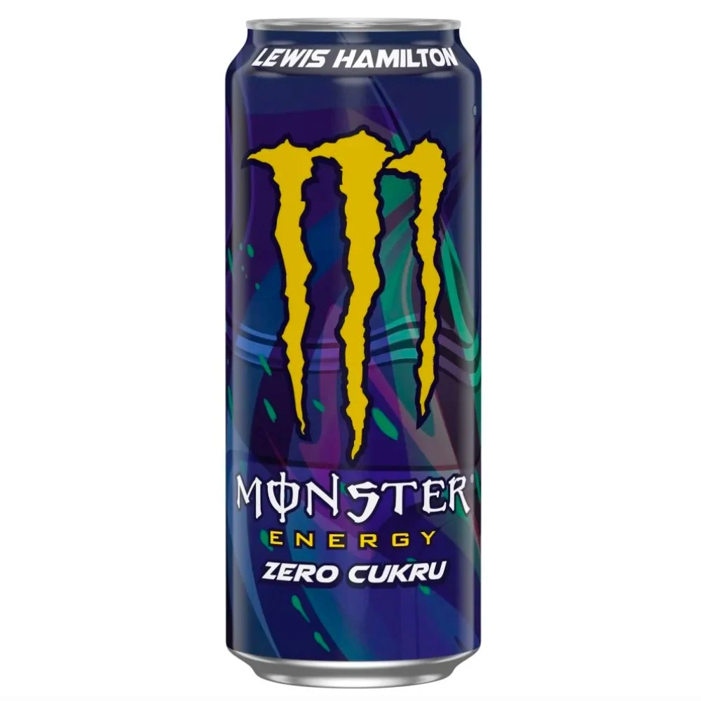 (Monster ne za kolekcionare, oštećena) Monster Energy Lewis Hamilton zero sugar, energy drink voćnog okusa od 500ml
