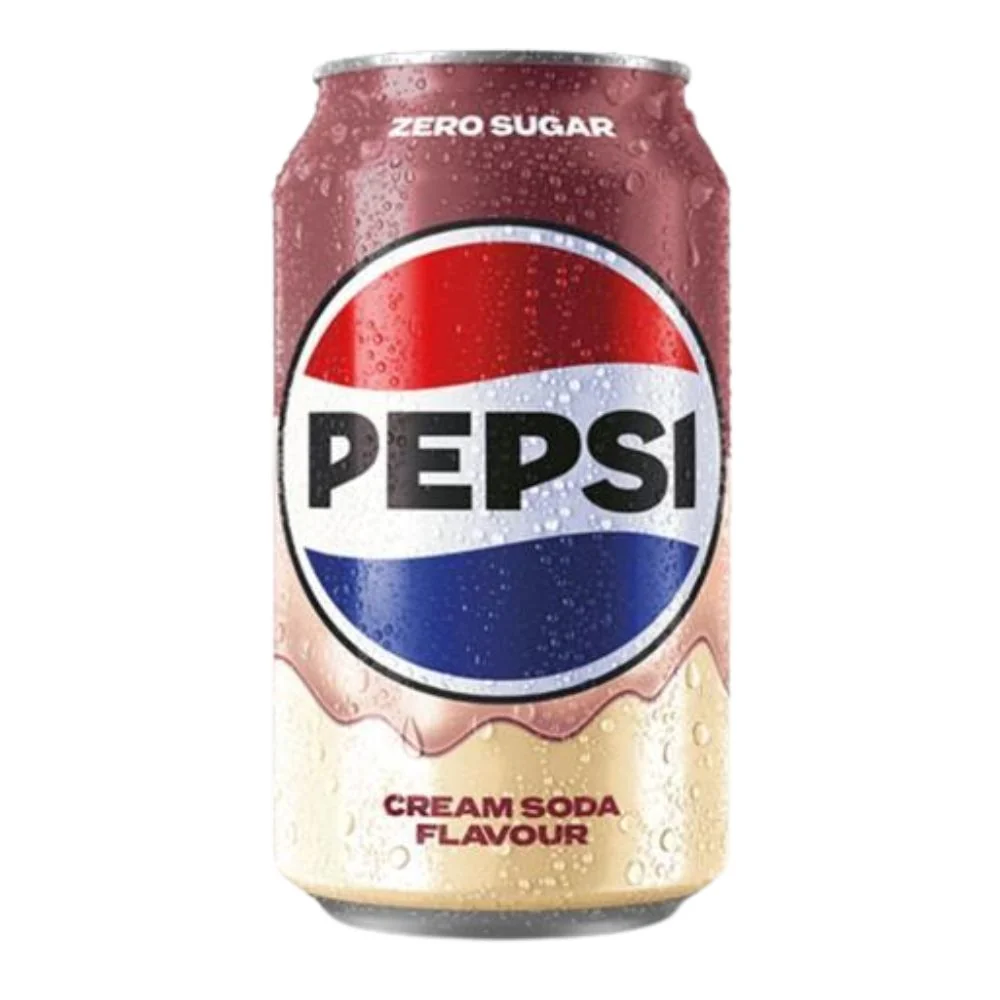 Pepsi Cream Soda Zero Sugar, gazirano piće s okusom cola i vanilije od 330ml