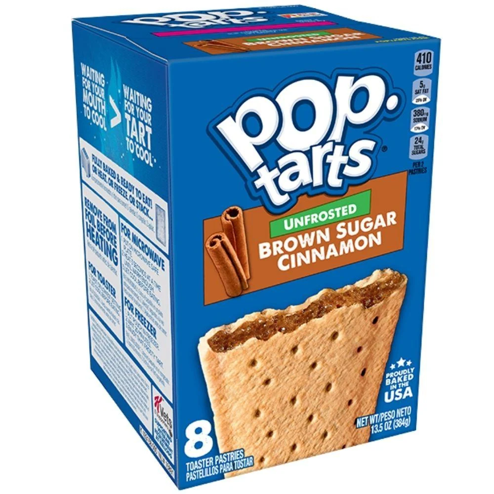 Pop Tarts Unfrosted Brown Sugar Cinnamon, keksi s cimetom od 384g
