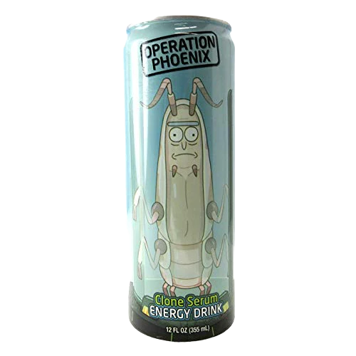 Rick & Morty Operacija Phoenix Clone Serum Energy Drink, energy drink s voćem od 355ml
