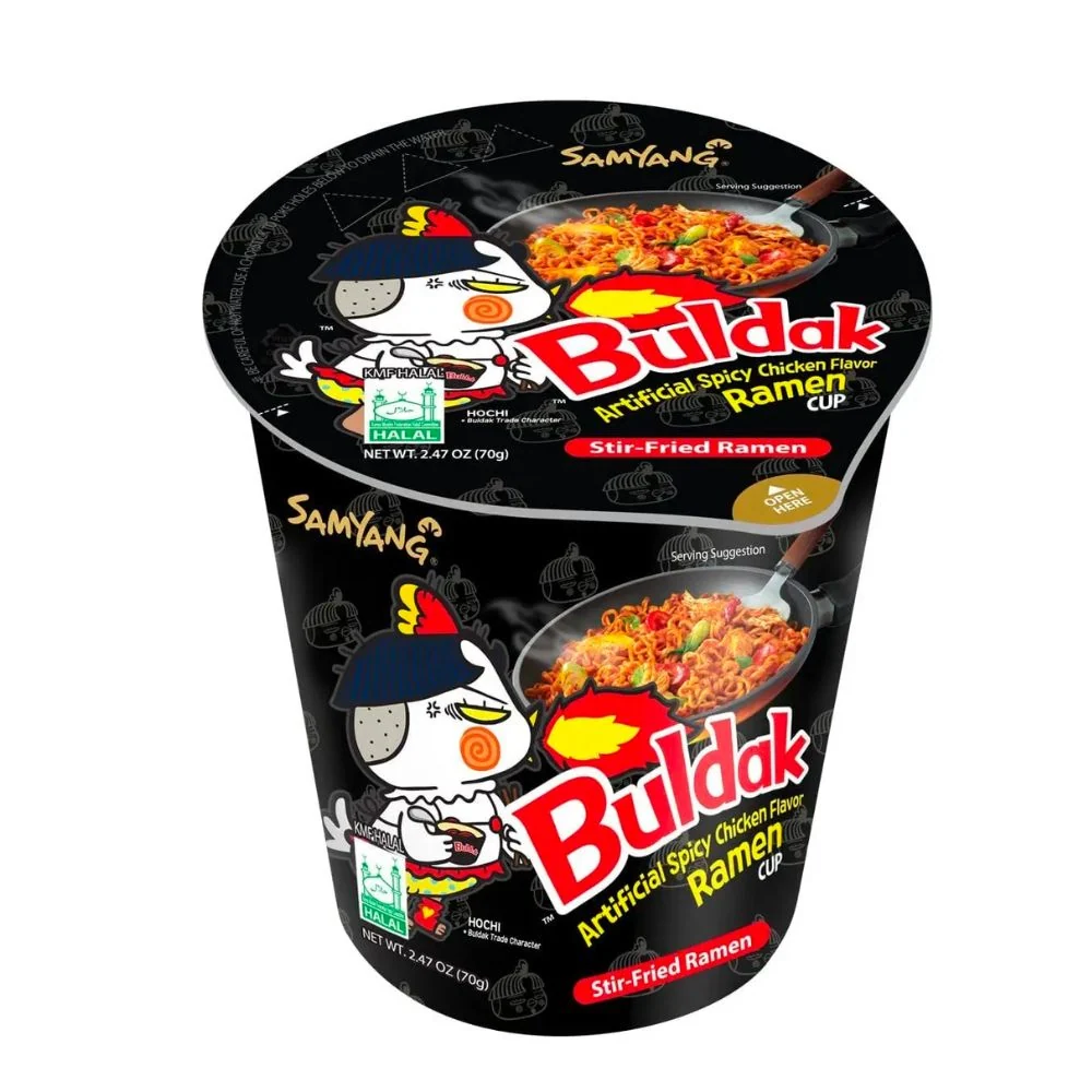 Samyang Buldak Hot Chicken Flavor Ramen Cup, pikantne pileće rezance od 70g