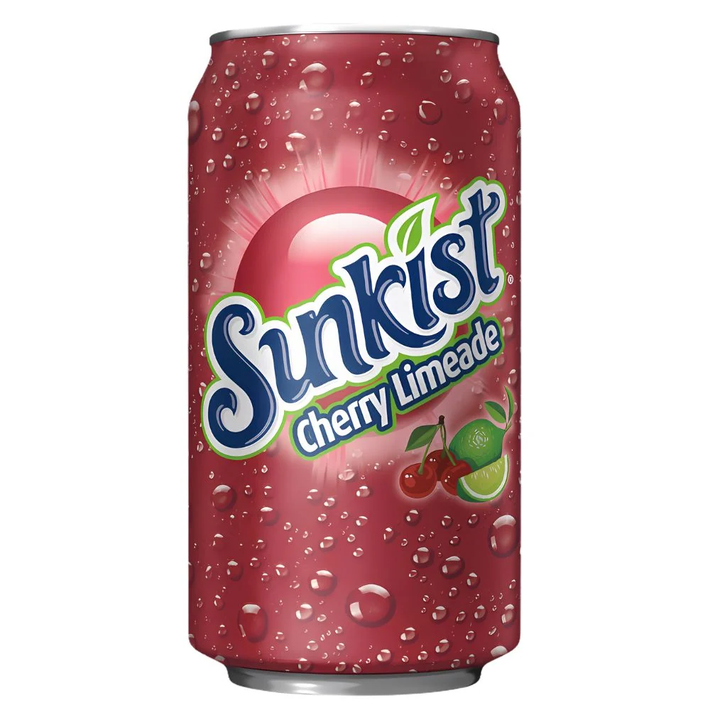 Sunkist Cherry Limeade, piće od limuna i trešnje od 355ml