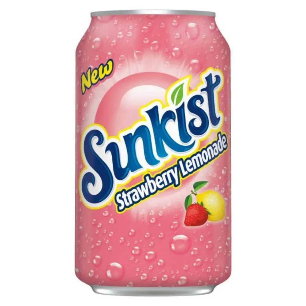 Sunkist Strawberry Lemonade, piće s okusom limunade i jagode od 355ml
