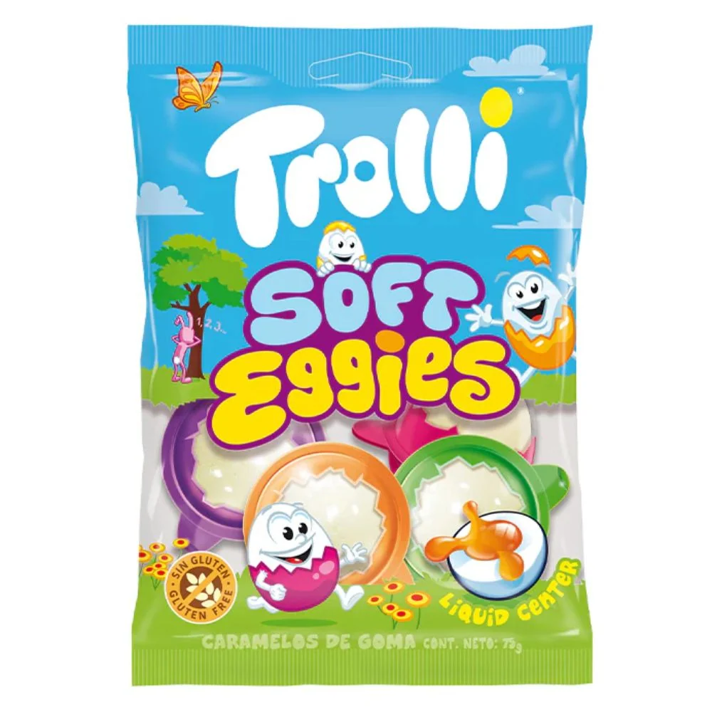 Trolli Soft Eggies, gumeni bomboni punjeni od 75g