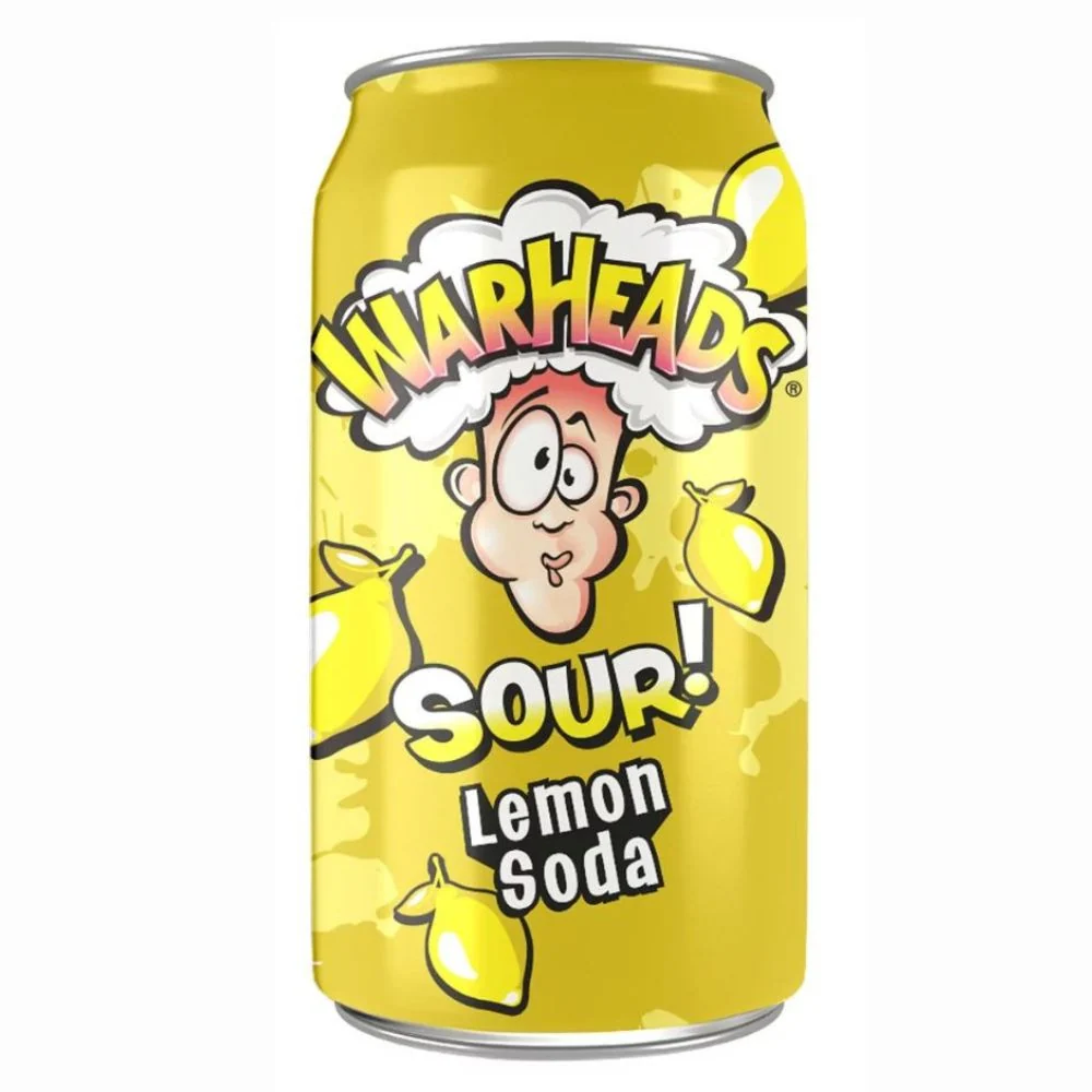 Warheads Sour Lemon Soda, napitak od limuna 355ml