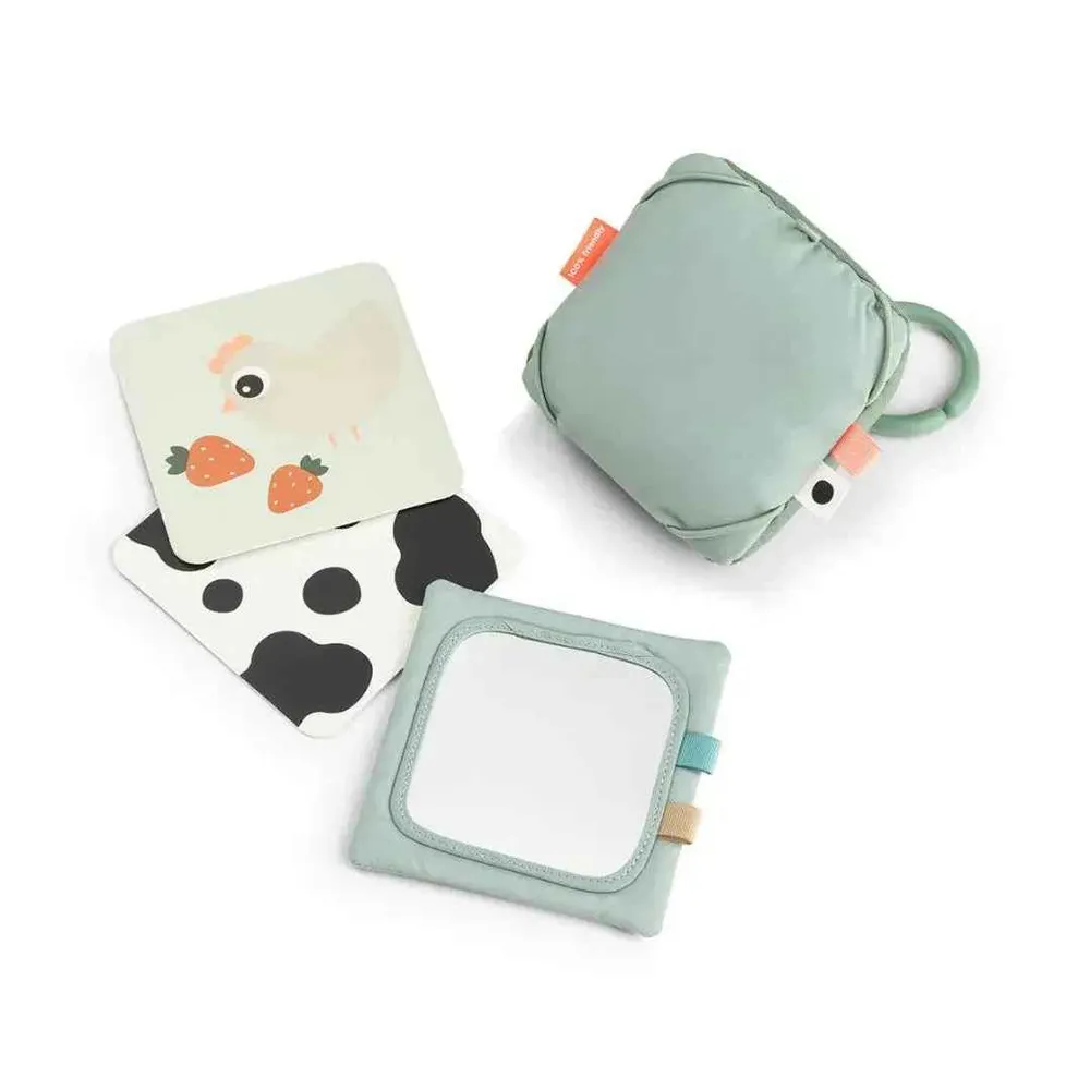 Done Deer® Držč kontrastnih kartica Tiny farm Green