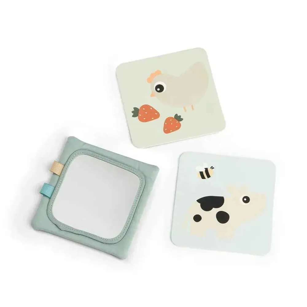 Done Deer® Držč kontrastnih kartica Tiny farm Green