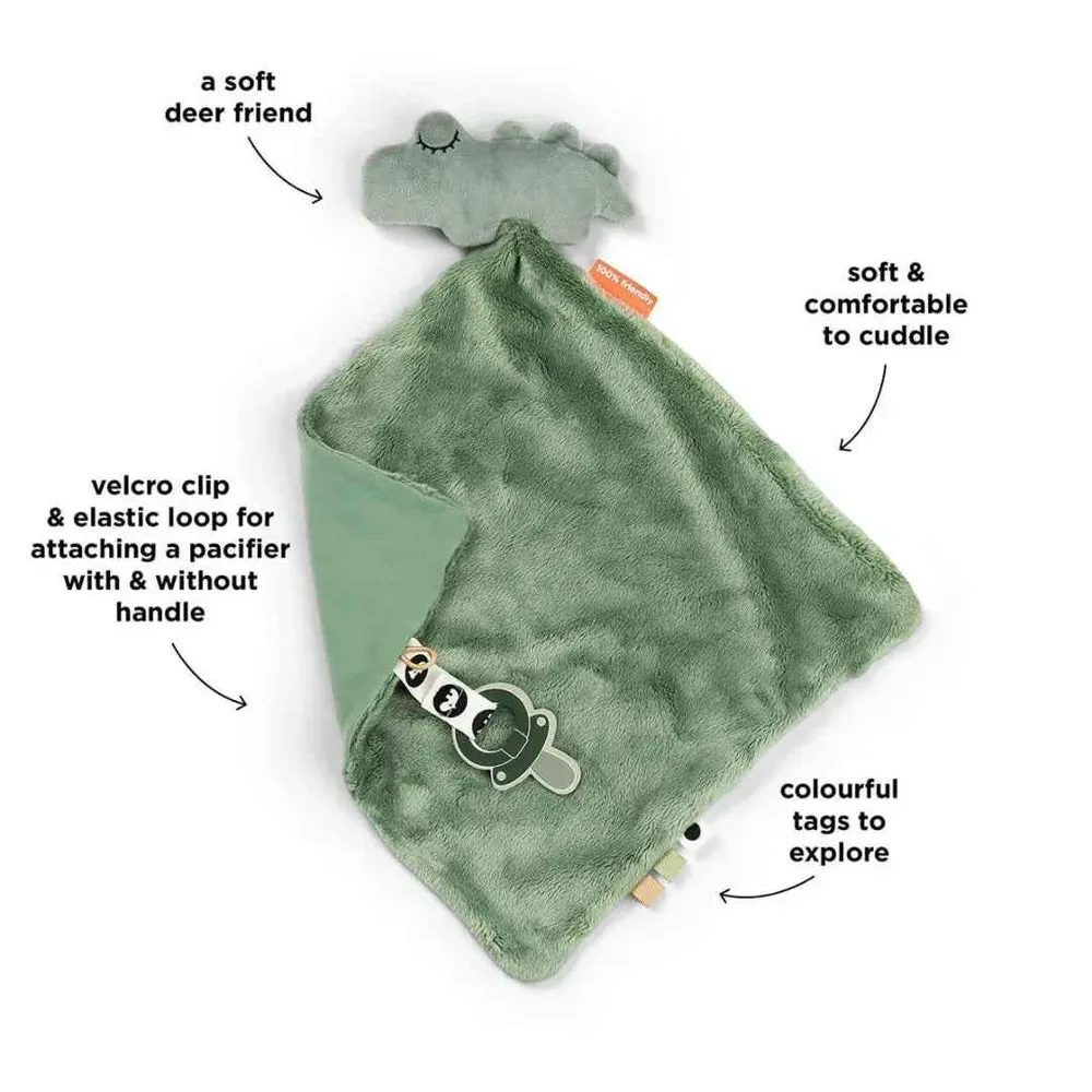 Done Deer® Mazilica s držčem za dudu prijatelj Croco Green