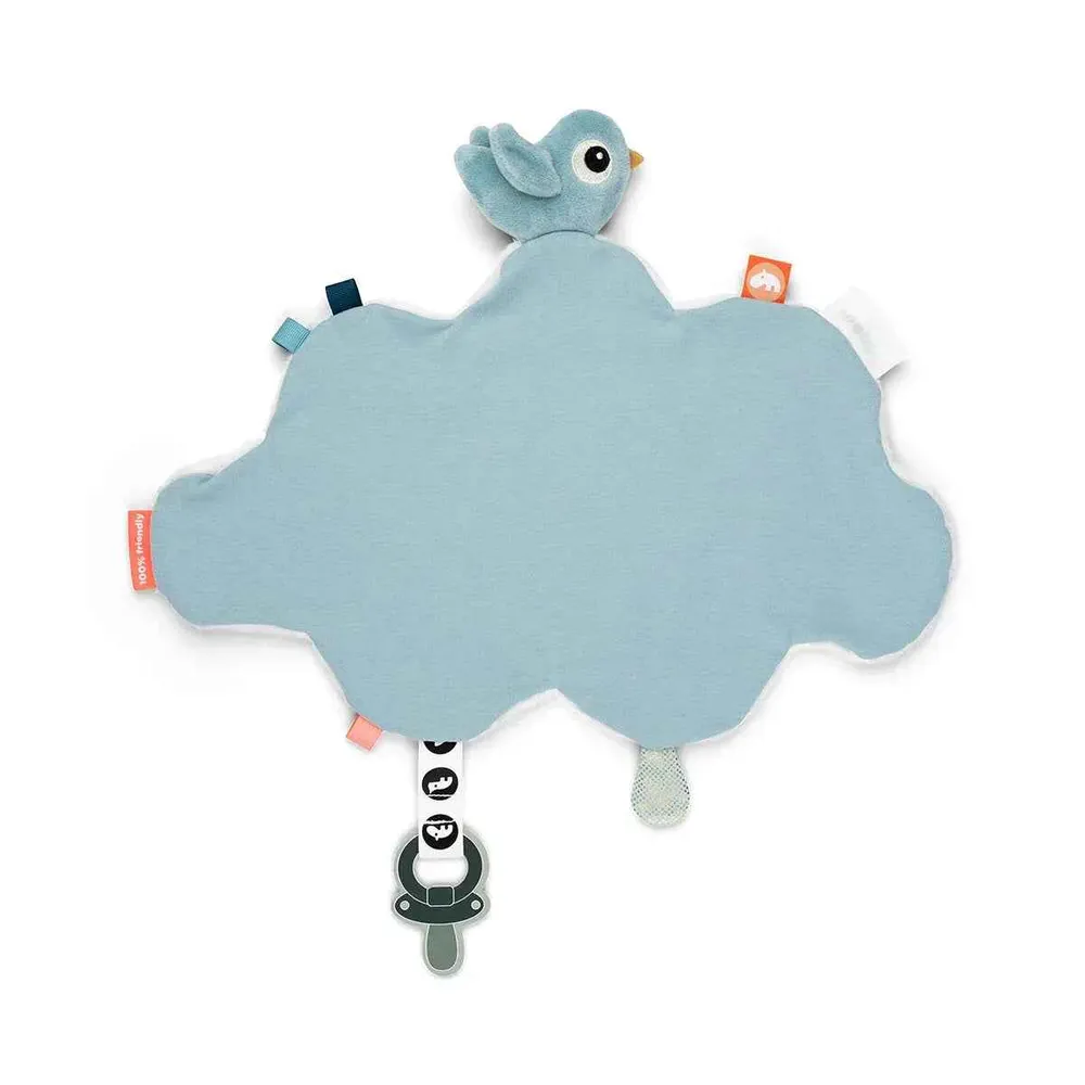 Done Deer® Ninica s kopčom Happy Clouds Blue